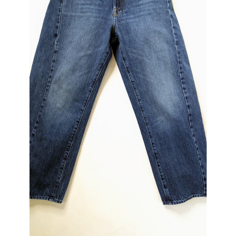 MOTHER Jeans Half Pipe Ankle Superior 27 Did You Bring Me Anything Barrel Blue - Picture 5 of 13